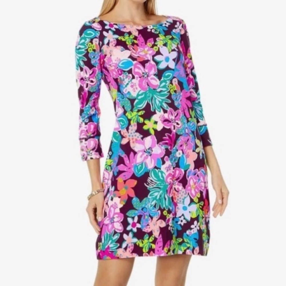 Lilly Pulitzer Sophie Dress Cherry Ganache Bohemian Garden